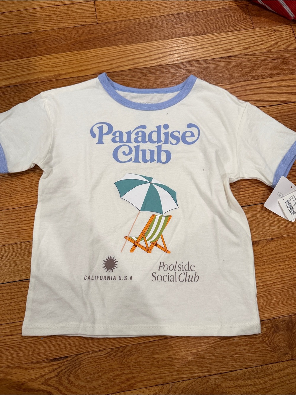 Grayson Mini Toddler Boy Paradise Club T Shirt 5T Brand New With Tags